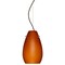 Besa Lighting Pera 9 Cord Pendant, Amber Matte, Bronze Finish, 1x100W Incandescent 1KX-412680-BR - alternate 1